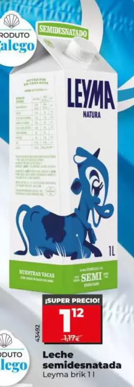 Leyma - Leche Semidesnatada