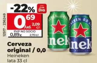 Heineken - Cerveza Original / 0,0