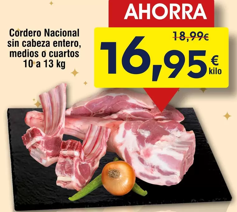 Cordero Nacional Sin Cabeza Entero, Medios O Cuartos