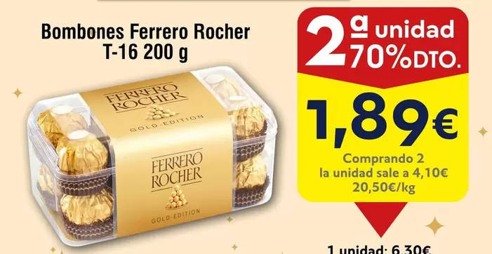 Ferrero Rocher - Bombones T-16