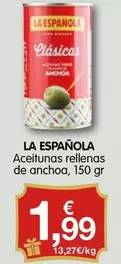 La Española - Aceitunas Rellenas De Anchoa