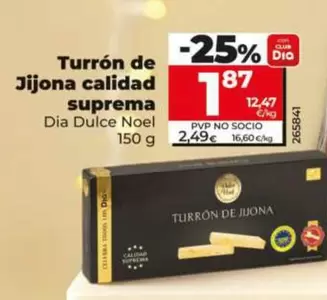 Dia Dulce Noel - Turrón De Jijona Calidad Suprema 