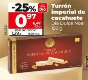 Dia Dulce Noel - Turrón Imperial De Cacahuete 