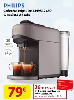 Philips - Cafetera Cápsulas LM9512/20
