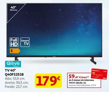 qilive - Tv 40 Q40fss251b