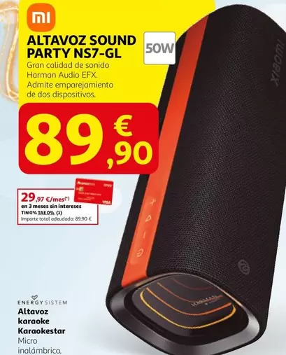 Xiaomi - Altavoz Sound Party Ns7-gl