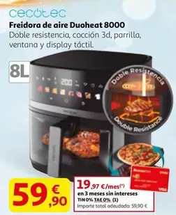 cecotec - Freidora De Aire 8000