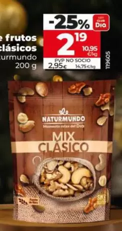 Dia Naturmundo - Mix De Frutos Secos Clásicos 200 G