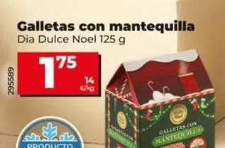 Dia Dulce Noel - Galletas Con Mantequilla