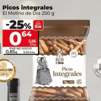 El Molino De Dia - Picos Integrales 250 G