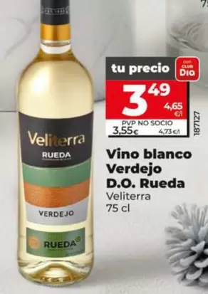Veliterra - Vino Blanco Verdejo D.O. Rueda