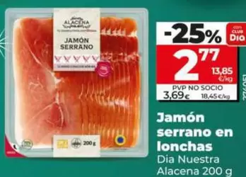 Dia Nuestra Alacena - Jamón Serrano En Lonchas