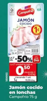 Campofrío - Jamón Cocido En Lonchas