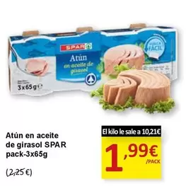 Spar - Atun En Aceite De Girasol