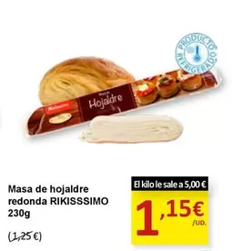 Rikisssimo - Masa De Hojaldre Redonda