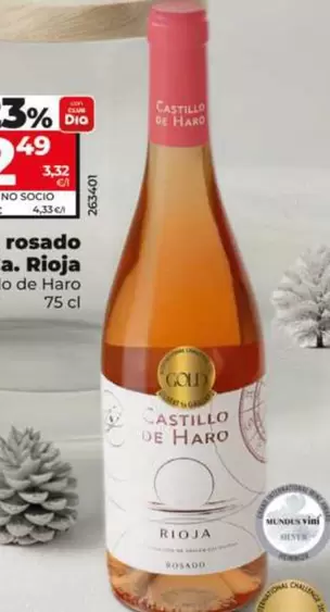 Castillo De Haro - Vino Rosado D.O.Ca. Rioja