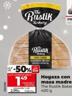 The Rustik Bakery - Hogaza Con Masa Madre