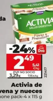 Danone - Activia De Avena Y Nueces