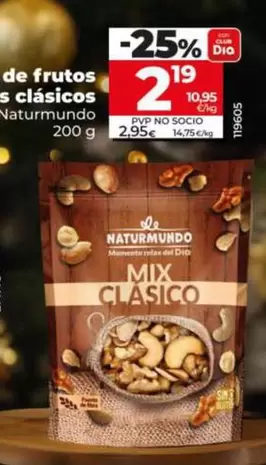 Dia Naturmundo - Mix De Frutos Secos Clásicos