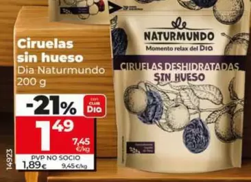 Dia Naturmundo - Ciruelas Sin Hueso