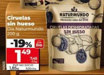 Dia Naturmundo - Ciruelas Sin Hueso