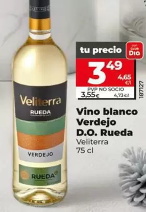Veliterra - Vino Blanco Verdejo D.O. Rueda