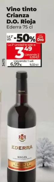 Ederra - Vino Tinto Crianza D.O. Rioja