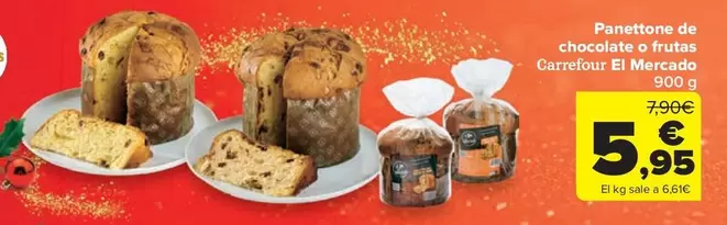 carrefour - Panettone De Chocolate O Fruta