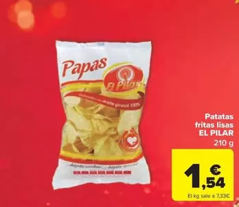 el pilar - Patatas Fritas Lisas