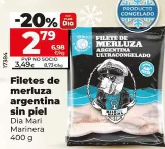 Dia Mari Marinera - Filetes De Merluza Argentina Sin Piel