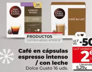 Dolce Gusto - Café En Cápsulas Espresso Intenso/Con Leche