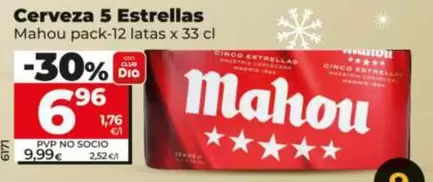 Mahou - Cerveza 5 Estrellas