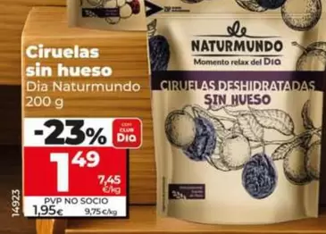 Dia Naturmundo - Ciruelas Sin Hueso