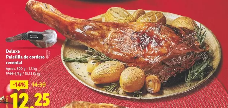 Deluxe - Paletilla De Cordero Recental