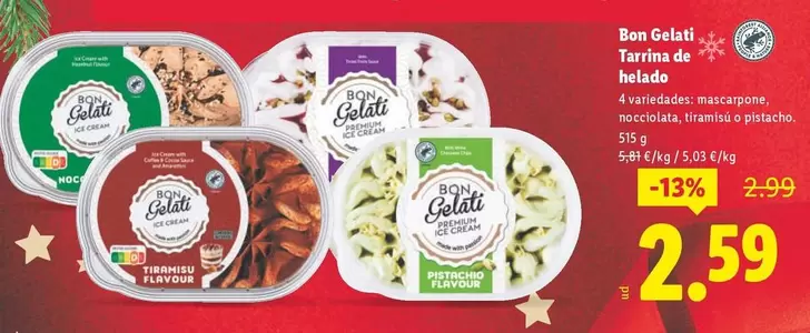 Bon Gelati - Tarrina De Helado