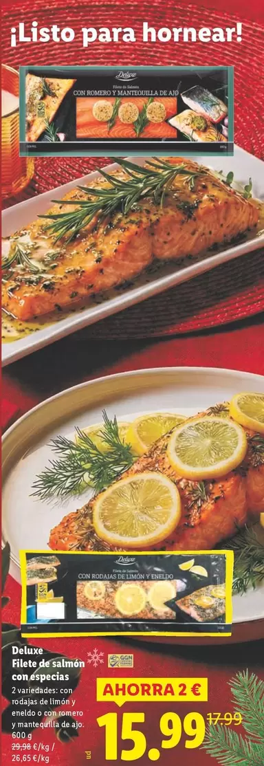 Deluxe - Filete De Salmón Con Especias