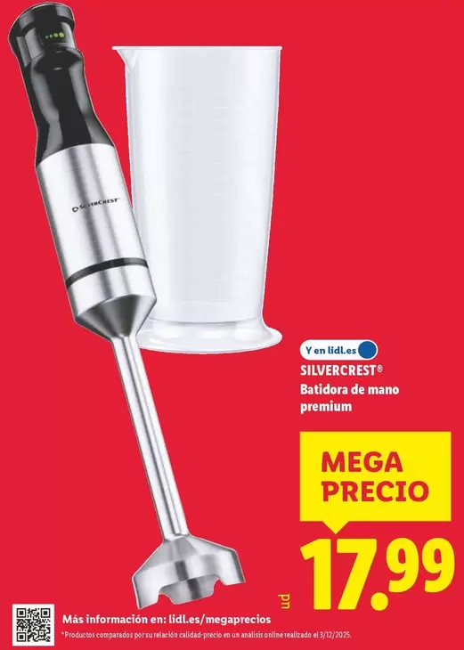 SilverCrest - Batidora De Mano Premium