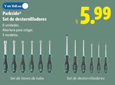 Parkside - Set De Destornilladores