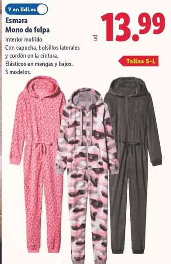 Esmara - Mono De Felpa