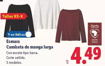 Esmara - Camiseta De Manga Larga