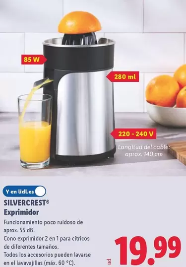 SilverCrest - Exprimidor