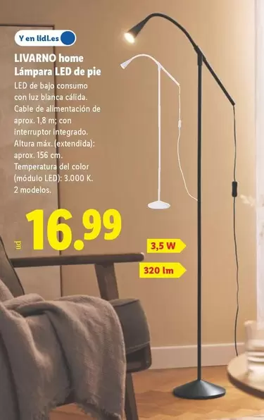 Livarno Home - Lámpara Led De Pie