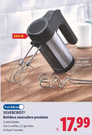 SilverCrest - Batidora Amasadora Premium