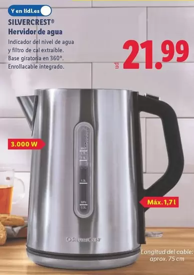 SilverCrest - Hervidor De Agua