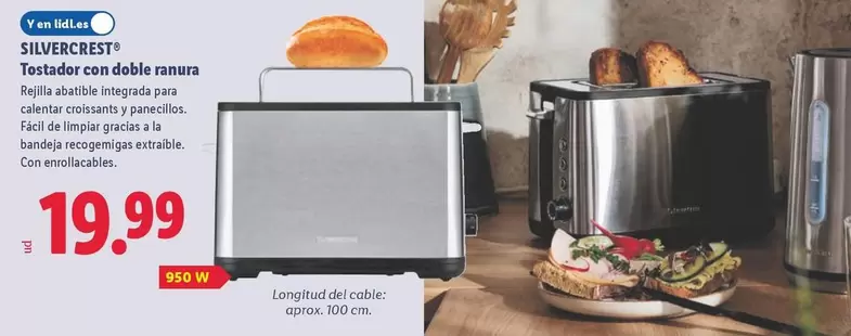 SilverCrest - Tostador Con Doble Ranura