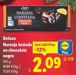 Deluxe - Naranja Bañada En Chocolate Negro