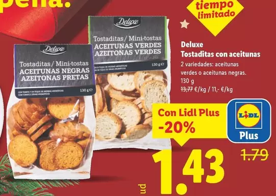 Deluxe - Tostaditas Con Aceitunas