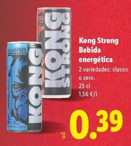 Kong Strong - Bebida Energética