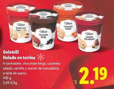 Gelatelli - Helado En Tarrina