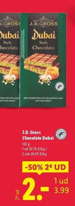 J. D. Gross - Chocolate Dubai